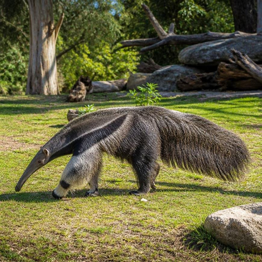 Giant anteater at Cotswold Wildlife Park